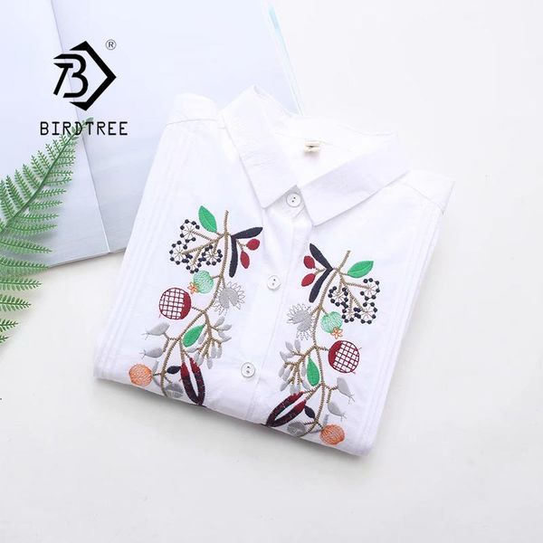 women's blouses & shirts arrival women floral embroidery cotton white shirt long sleeve casual blouse loose plus size 4xl feminina blu
women's blouses & shirts arrival women floral embroidery cotton white shirt long sleeve casual blouse loose plus size 4xl feminina blu