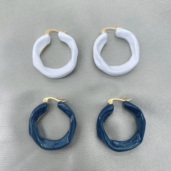 drop glaze brass irregular twisted sculpture sense circle earrings women's fashion minority design simple fashion earrings, Golden
drop glaze brass irregular twisted sculpture sense circle earrings women's fashion minority design simple fashion earrings, Golden