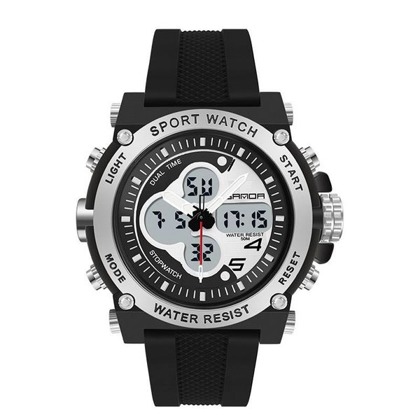 wristwatches ourdoor sport men's digital watches dual display quartz waterproof military watch for men clock relogios masculino, Slivery;brown
wristwatches ourdoor sport men's digital watches dual display quartz waterproof military watch for men clock relogios masculino, Slivery;brown