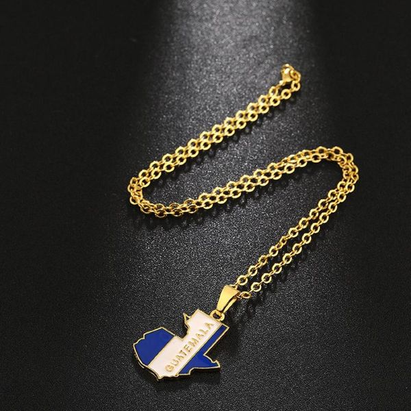 pendant necklaces european and american fashion stainless steel guatemala flag map necklace lady woman man, Silver
pendant necklaces european and american fashion stainless steel guatemala flag map necklace lady woman man, Silver
