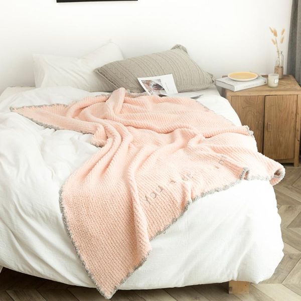 super soft bed blanket chic pink microfiber warm plush bedspreads grey throw for sofa manta home decor 130x170cm blankets
super soft bed blanket chic pink microfiber warm plush bedspreads grey throw for sofa manta home decor 130x170cm blankets