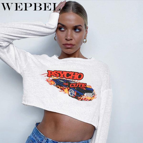 women's t-shirt mandylandy women autumn crop lady casual loose long sleeve o neck short shirt, White
women's t-shirt mandylandy women autumn crop lady casual loose long sleeve o neck short shirt, White