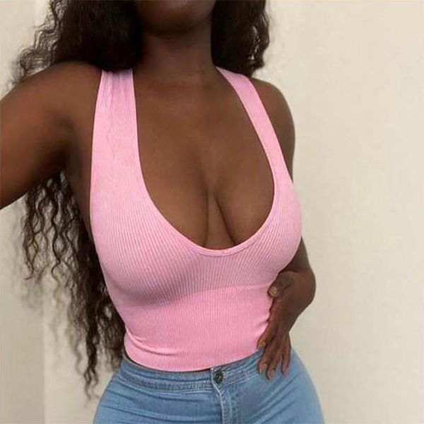 women's tanks & camis summer stretch vest solid color women ladies daily casual wild low-cut v-neck sleeveless base exposed navel tank, White
women's tanks & camis summer stretch vest solid color women ladies daily casual wild low-cut v-neck sleeveless base exposed navel tank, White