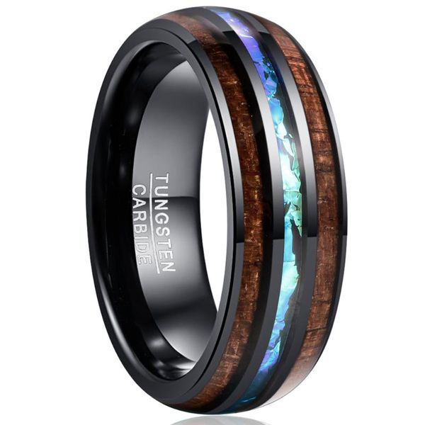 black color tungsteel steel ring no engrave i love you comfort fit 8mm acacia wood opal tungsten carbide for men cluster rings, Golden;silver
black color tungsteel steel ring no engrave i love you comfort fit 8mm acacia wood opal tungsten carbide for men cluster rings, Golden;silver