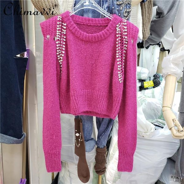 women's sweaters sweet fashion women beaded stitching solid color sweater 2021 autumn lady long sleeve loose knitted top, White;black
women's sweaters sweet fashion women beaded stitching solid color sweater 2021 autumn lady long sleeve loose knitted top, White;black