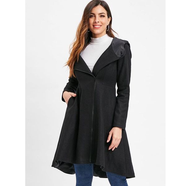 women's jackets sexemara longline fluffy hooded coat black long sleeve front zipper open stitch wool cashmere turn down collar warm, Black;brown
women's jackets sexemara longline fluffy hooded coat black long sleeve front zipper open stitch wool cashmere turn down collar warm, Black;brown