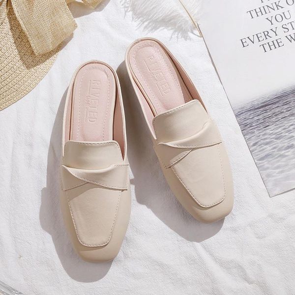 women's spring low heel mules shoes fashion black leather lazy slippers wholesale female designer flip flops ladies brand slides
women's spring low heel mules shoes fashion black leather lazy slippers wholesale female designer flip flops ladies brand slides