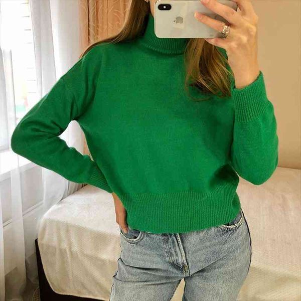 women green mock neck sweater autumn fashion ladies elelgant loose casual pullover female solid knitted sweeater, White;black
women green mock neck sweater autumn fashion ladies elelgant loose casual pullover female solid knitted sweeater, White;black