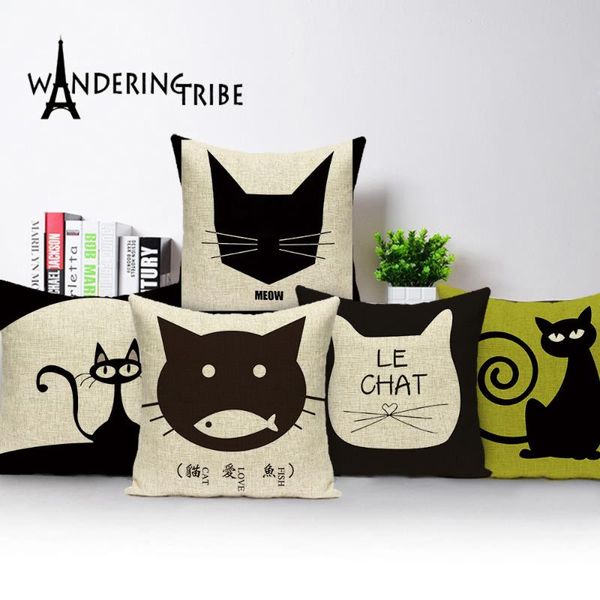 cushion/decorative pillow cartoon black cat pillowcase decoration bed throw pillows square custom linen print cushions home sofa decorative
cushion/decorative pillow cartoon black cat pillowcase decoration bed throw pillows square custom linen print cushions home sofa decorative