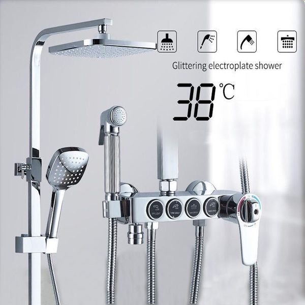 chrome thermostatic shower faucets bathroom mixer tap faucet bidet rainfall set spray gun sets
chrome thermostatic shower faucets bathroom mixer tap faucet bidet rainfall set spray gun sets