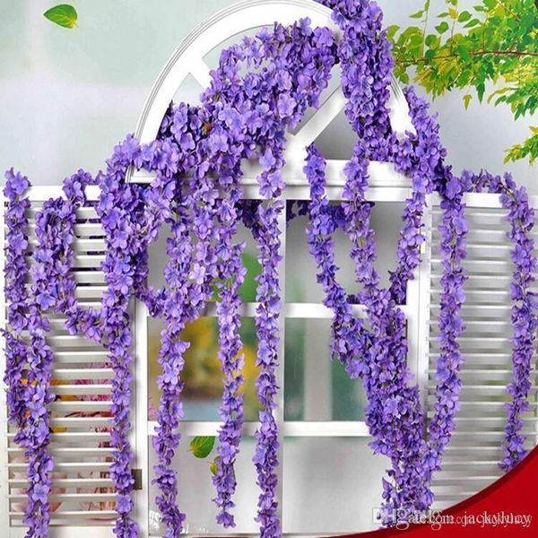 90"(230cm) super long artificial silk flower hydrangea wisteria garland for garden home wedding decoration supplies 6 colors av decorat
90"(230cm) super long artificial silk flower hydrangea wisteria garland for garden home wedding decoration supplies 6 colors av decorat