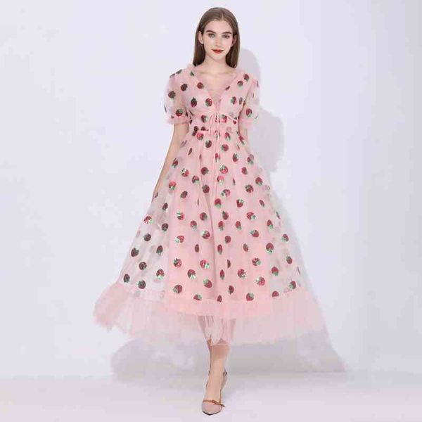 sequins strawberry dress women elegant long dress v neck puff sleeve mesh party dresses vintage floral dress women robe 210322, Black;gray
sequins strawberry dress women elegant long dress v neck puff sleeve mesh party dresses vintage floral dress women robe 210322, Black;gray
