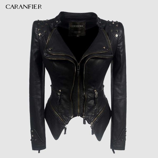 caranfier jacket women faux leather pu jacket winter autumn black motorcycle jacket outerwear gothic faux leather coat chaqueta 210909
caranfier jacket women faux leather pu jacket winter autumn black motorcycle jacket outerwear gothic faux leather coat chaqueta 210909