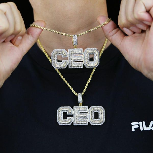 chains hip hop letter ceo pendant necklaces for women men iced out bling 5a baguette cubic zircon with rope chain jewelry, Silver
chains hip hop letter ceo pendant necklaces for women men iced out bling 5a baguette cubic zircon with rope chain jewelry, Silver