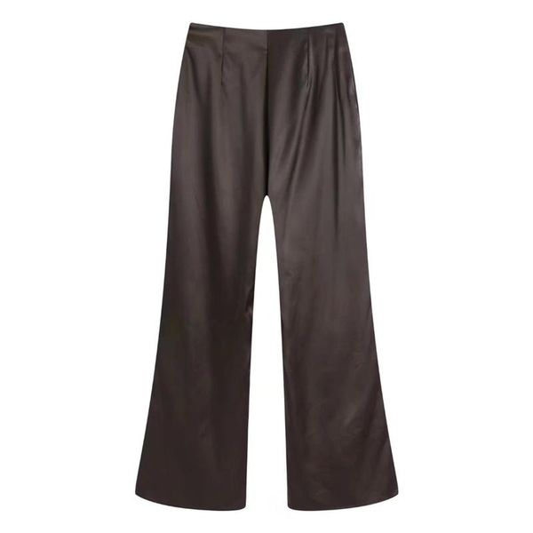women's pants & capris mesttraf women 2021 fashion solid color soft touch flared retro high waist zipper female long trousers streetwea, Black;white
women's pants & capris mesttraf women 2021 fashion solid color soft touch flared retro high waist zipper female long trousers streetwea, Black;white