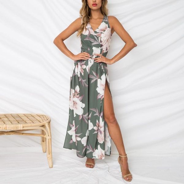 women's jumpsuits & rompers summer women boho floral print split jumpsuit v-neck sleeveless bow tie back long pants backless, Black;white
women's jumpsuits & rompers summer women boho floral print split jumpsuit v-neck sleeveless bow tie back long pants backless, Black;white