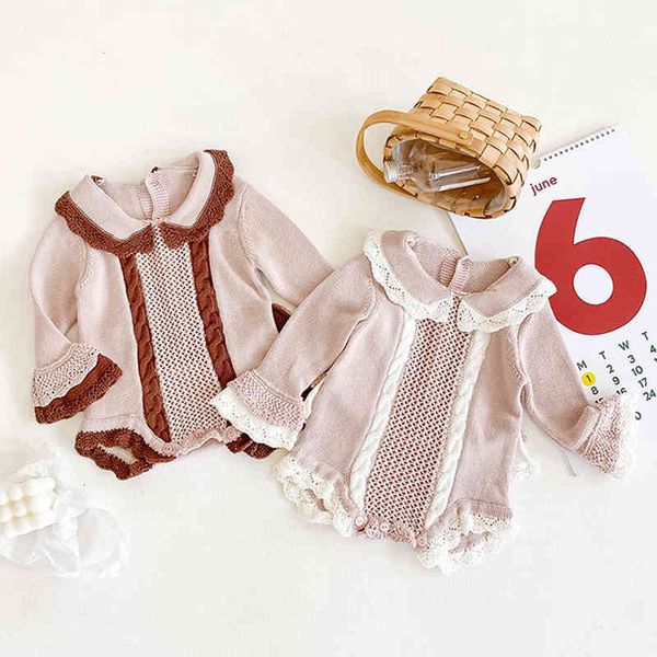 autumn born girls doll collar jumpsuits clothes baby knit rompers knitted flare sleeve long toddler children 210429, Blue
autumn born girls doll collar jumpsuits clothes baby knit rompers knitted flare sleeve long toddler children 210429, Blue