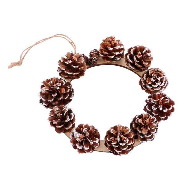 1pc christmas pine cone design garland lifelike creative festival wreath for bar el decorative flowers & wreaths
1pc christmas pine cone design garland lifelike creative festival wreath for bar el decorative flowers & wreaths
