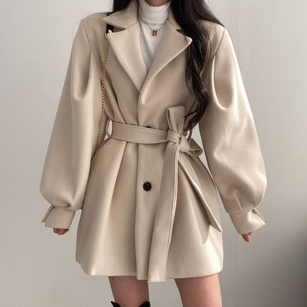 jacket korean style vintage women woolen coat with belt long sleeve single breasted jacket elegant abrigos para mujer 06qq 02nn, Black;brown
jacket korean style vintage women woolen coat with belt long sleeve single breasted jacket elegant abrigos para mujer 06qq 02nn, Black;brown