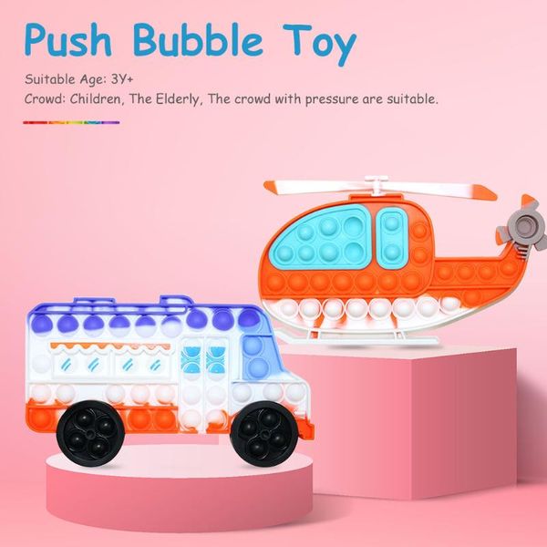 party favor silicone push bubble fingertip toys creative ambulance/helicopter adults children sensory decompression crafts toy
party favor silicone push bubble fingertip toys creative ambulance/helicopter adults children sensory decompression crafts toy