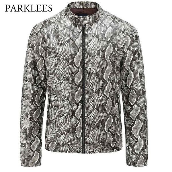 pu leather jacket men snake pattern motorcycle biker jacket men zipper design faux leather mens jacket coat 220211, Black
pu leather jacket men snake pattern motorcycle biker jacket men zipper design faux leather mens jacket coat 220211, Black