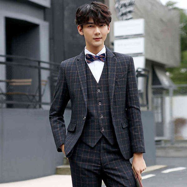 luxury men's suits blazers british plaid wedding groom men's suit korean slim fit busins casual, White;black
luxury men's suits blazers british plaid wedding groom men's suit korean slim fit busins casual, White;black