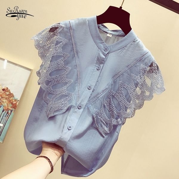 korean fashion clothing solid shirt women spring summer new womens and blouses elegant lace patchwork chemisier femme 9356 210317, White
korean fashion clothing solid shirt women spring summer new womens and blouses elegant lace patchwork chemisier femme 9356 210317, White