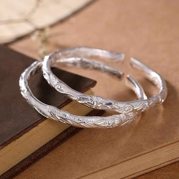 of female personality relief contracted web celebrity pattern timbo mosaic bracelets your girlfriend a gift bangle, Black
of female personality relief contracted web celebrity pattern timbo mosaic bracelets your girlfriend a gift bangle, Black