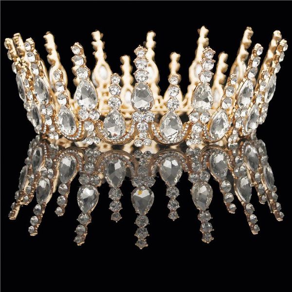 hair clips & barrettes multicolored crystal round tiaras wedding crown bridal headdress rhinestone diadem head jewelry accessories, Golden;silver
hair clips & barrettes multicolored crystal round tiaras wedding crown bridal headdress rhinestone diadem head jewelry accessories, Golden;silver