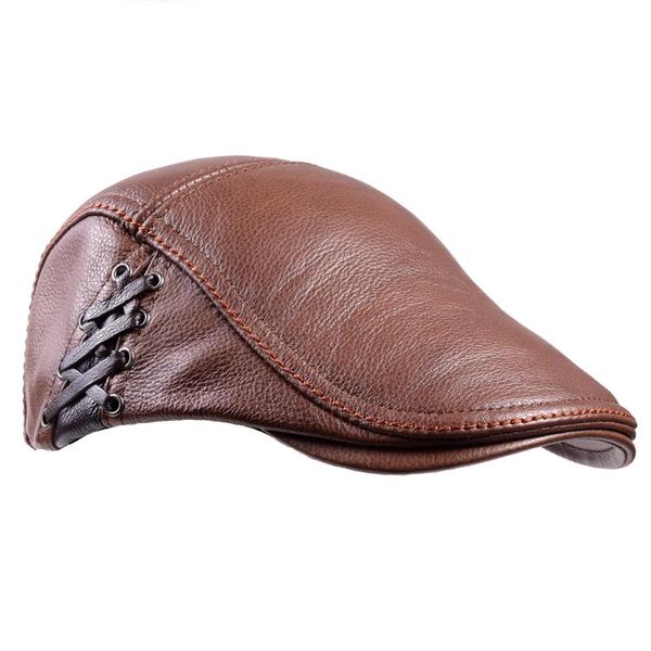 visors men's 100% genuine leather real cowhide military peaked cap army beret sboy hats/caps, Blue;gray
visors men's 100% genuine leather real cowhide military peaked cap army beret sboy hats/caps, Blue;gray