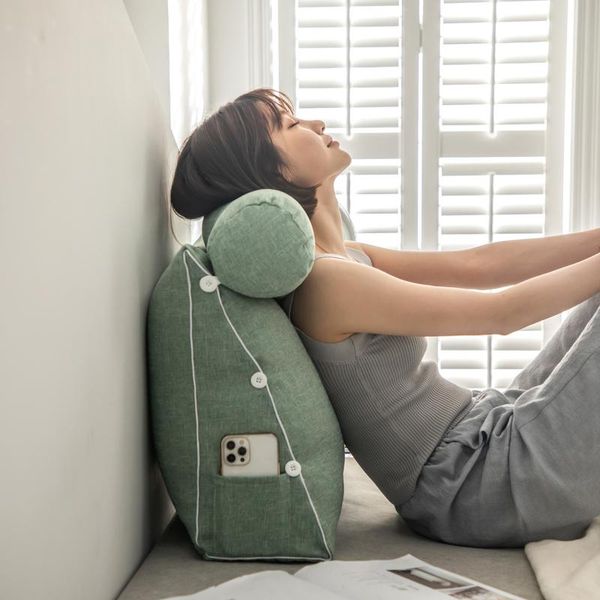 pillow household decor triangular chair cushion lazy office bedside lumbar backrest lounger living room reading
pillow household decor triangular chair cushion lazy office bedside lumbar backrest lounger living room reading