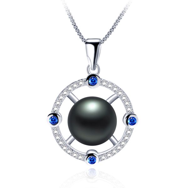 925 sterling silver trendy circle pendant with four blue zircons 100% natural freshwater pearl fine birthday jewelry for women
925 sterling silver trendy circle pendant with four blue zircons 100% natural freshwater pearl fine birthday jewelry for women