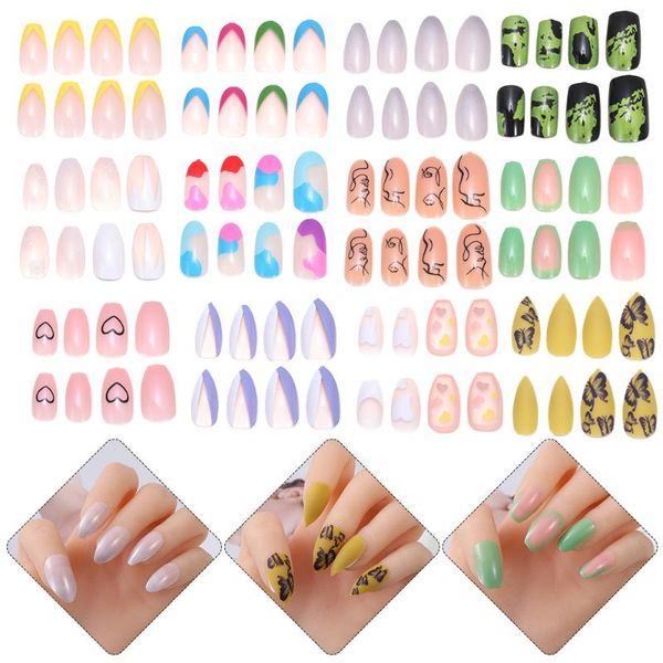 false nails 24pcs abstract art natural coffin press on nail tips ballerina fake candy colors abs full cover diy decor m, Red;gold
false nails 24pcs abstract art natural coffin press on nail tips ballerina fake candy colors abs full cover diy decor m, Red;gold