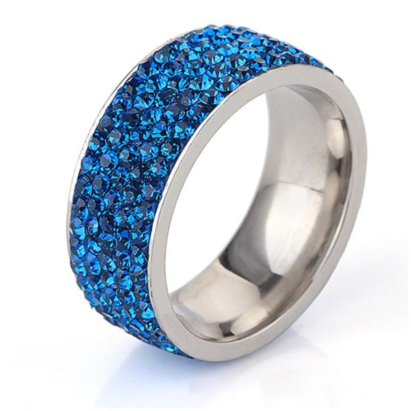 2021 5 row lines clear crystal jewelry fashion stainless steel engagement rings, White
2021 5 row lines clear crystal jewelry fashion stainless steel engagement rings, White