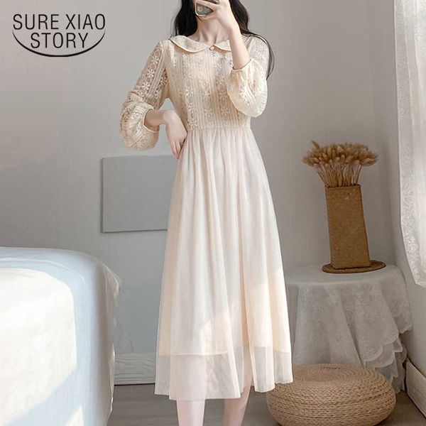 solid vintage puff sleeve party dress fashion spring mesh dress women high waist peter pan collar long dresses 12913 210527, Black;gray
solid vintage puff sleeve party dress fashion spring mesh dress women high waist peter pan collar long dresses 12913 210527, Black;gray