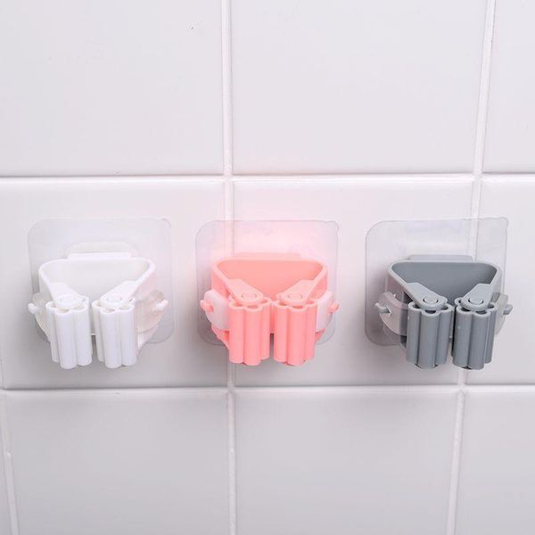 wall mounted mop organizer holder brush broom hanger storage rack kitchen tool shelves clip seamless housekeeper on hooks & rails
wall mounted mop organizer holder brush broom hanger storage rack kitchen tool shelves clip seamless housekeeper on hooks & rails