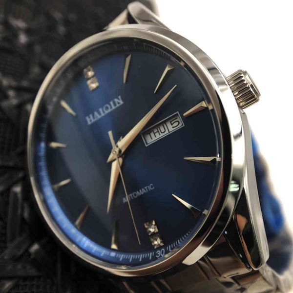 haiqin gentlemen clocks business mechanical fire luxury men blue clock waterproof reloj mecanico the hombres, Slivery;brown
haiqin gentlemen clocks business mechanical fire luxury men blue clock waterproof reloj mecanico the hombres, Slivery;brown