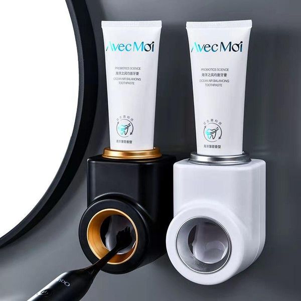 toothbrush holders automatic toothpaste dispenser lazy punch holder wall-mounted squeezer bathroom accessories 
toothbrush holders automatic toothpaste dispenser lazy punch holder wall-mounted squeezer bathroom accessories