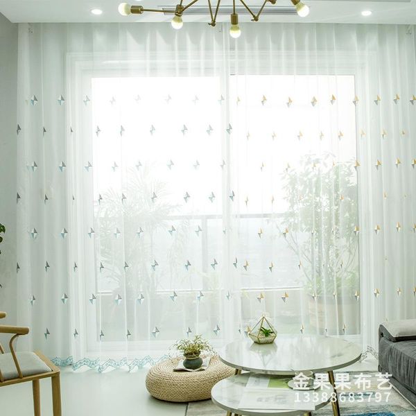 curtain & drapes versatile simple and fresh three-dimensional screen embroidered yarn living room bedroom window product customization
curtain & drapes versatile simple and fresh three-dimensional screen embroidered yarn living room bedroom window product customization
