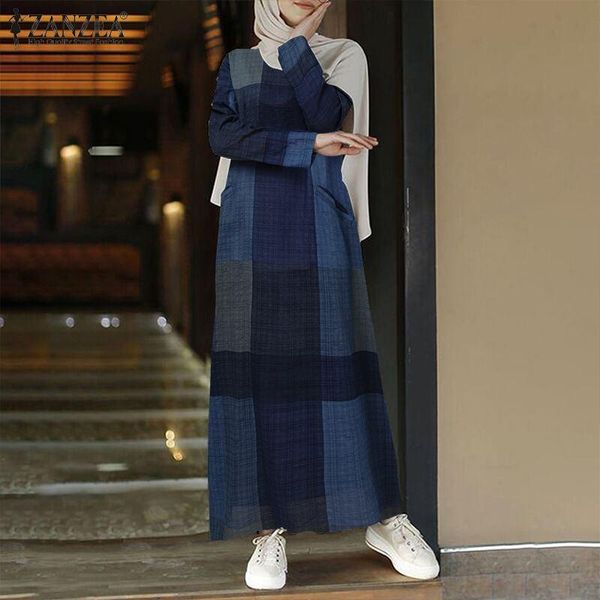 ethnic clothing muslim women vintage floral printed robe spring fashion zanzea plaid check maxi dress casual loose retro long sleeve, Red
ethnic clothing muslim women vintage floral printed robe spring fashion zanzea plaid check maxi dress casual loose retro long sleeve, Red