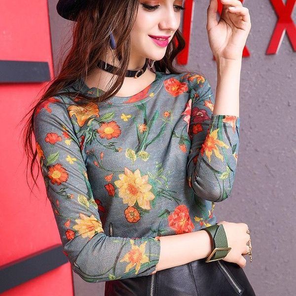 t-shirt female 2021 early spring trend printing long sleeve slim bottomed shirt is versatile women's, White
t-shirt female 2021 early spring trend printing long sleeve slim bottomed shirt is versatile women's, White