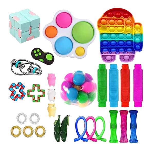 fidget toy 28-piece set of decompression sensory toys for children or adults kids or adults decompression toy anti stress
fidget toy 28-piece set of decompression sensory toys for children or adults kids or adults decompression toy anti stress