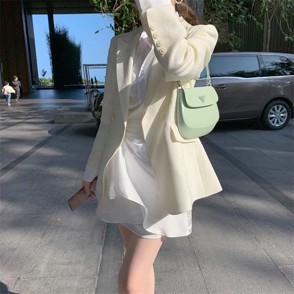 women's suits & blazers white casual suit coat spring design temperament waist short small, White;black
women's suits & blazers white casual suit coat spring design temperament waist short small, White;black
