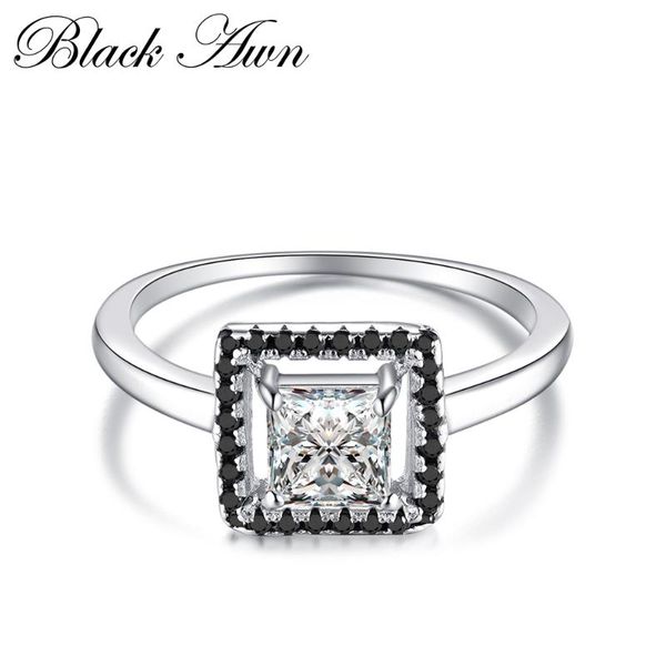 cluster rings anillos mujer engagement for women genuine 100% 925 sterling silver jewelry black&white stone square bijoux bague c221, Golden;silver
cluster rings anillos mujer engagement for women genuine 100% 925 sterling silver jewelry black&white stone square bijoux bague c221, Golden;silver