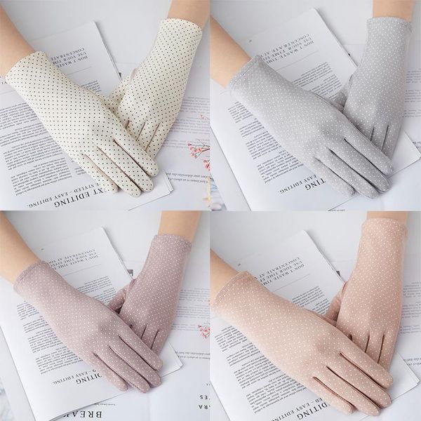 women anti-uv sun gloves lace mesh uv sunscreen thin breathable silk touch screen full finger five fingers, Blue;gray
women anti-uv sun gloves lace mesh uv sunscreen thin breathable silk touch screen full finger five fingers, Blue;gray