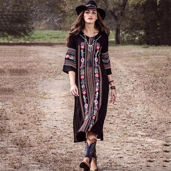 women's swimwear 2021 black bohemian embroidered ethnic robe beachwear split dress female summer beach sunscreen shirt blouse, White;black
women's swimwear 2021 black bohemian embroidered ethnic robe beachwear split dress female summer beach sunscreen shirt blouse, White;black