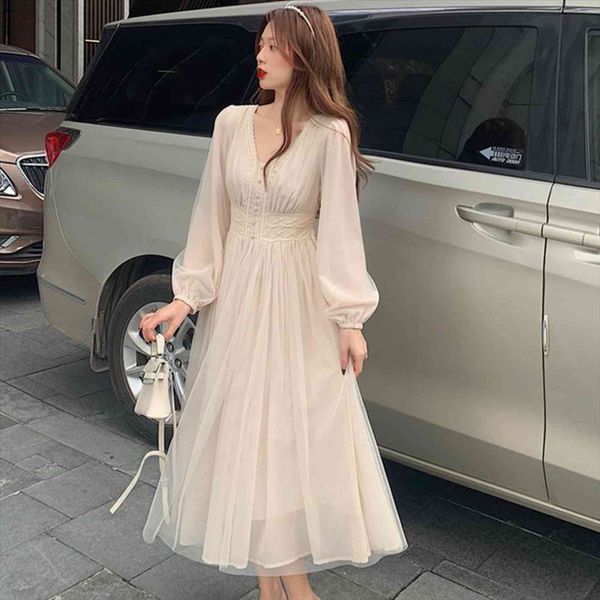 elegant french solid womens dress long sleeve fairy party v neck chic spring clothing female vestido, Black;gray
elegant french solid womens dress long sleeve fairy party v neck chic spring clothing female vestido, Black;gray