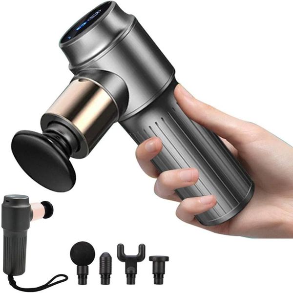 massage gun usb mini electric deep muscle vibration relief pain relax fitness equipment 4 heads massager body relaxation
massage gun usb mini electric deep muscle vibration relief pain relax fitness equipment 4 heads massager body relaxation