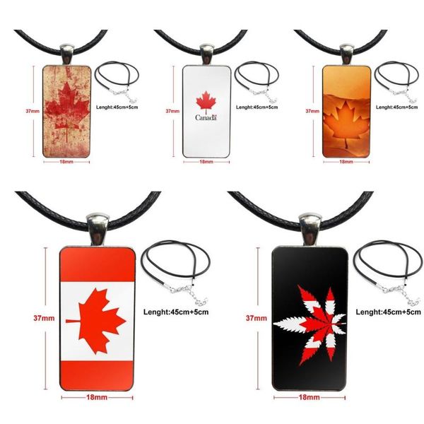 pendant necklaces for wedding canadian national flag emblem fashion glass cabochon rectangle necklace choker jewelry, Silver
pendant necklaces for wedding canadian national flag emblem fashion glass cabochon rectangle necklace choker jewelry, Silver