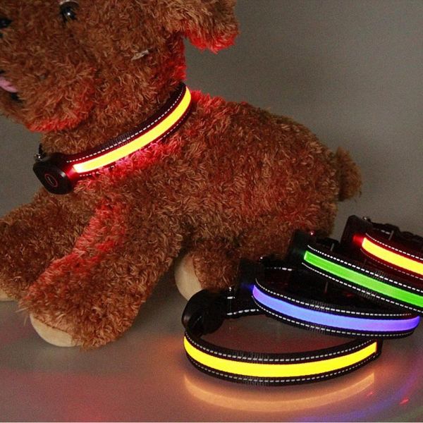 multi-color led pet dog collar adjustable night safety chargeable luminous light up usb charging collars & leashes
multi-color led pet dog collar adjustable night safety chargeable luminous light up usb charging collars & leashes
